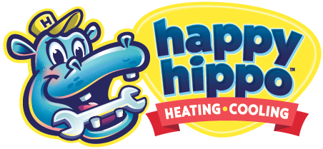 Happy Hippo Heating and Cooling logo
