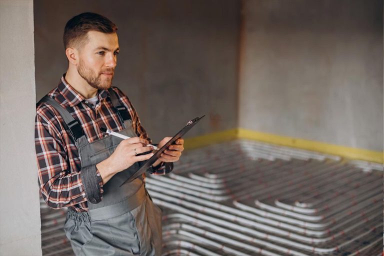 Furnace Install New Lenox - Worker Starting New Furnace Install - Happy Hippo Heating and Cooling